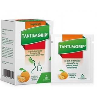 Tantumgrip s pomarančovou príchuťou 600 mg/10 mg 10 vreciek