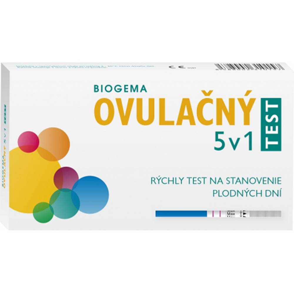  Biogema ovulačný test 5v1 1ks