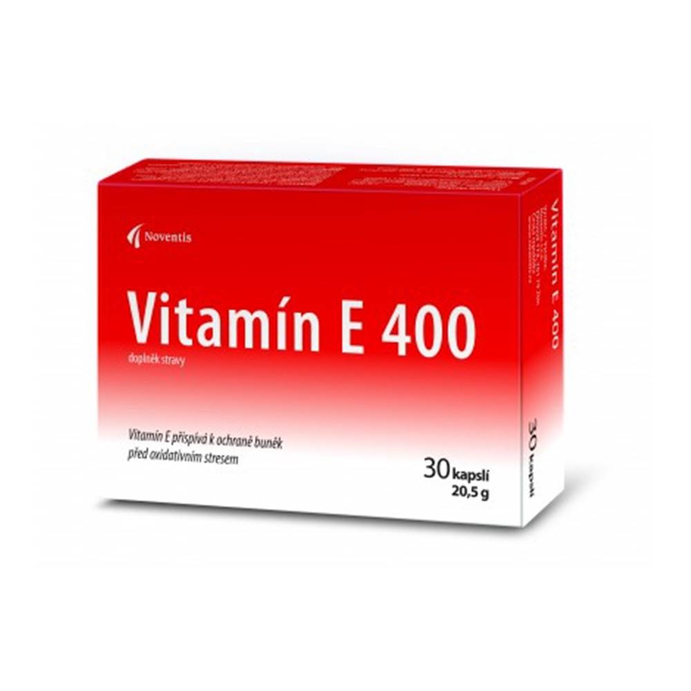  Noventis Vitamín E 400 mg 30 cps