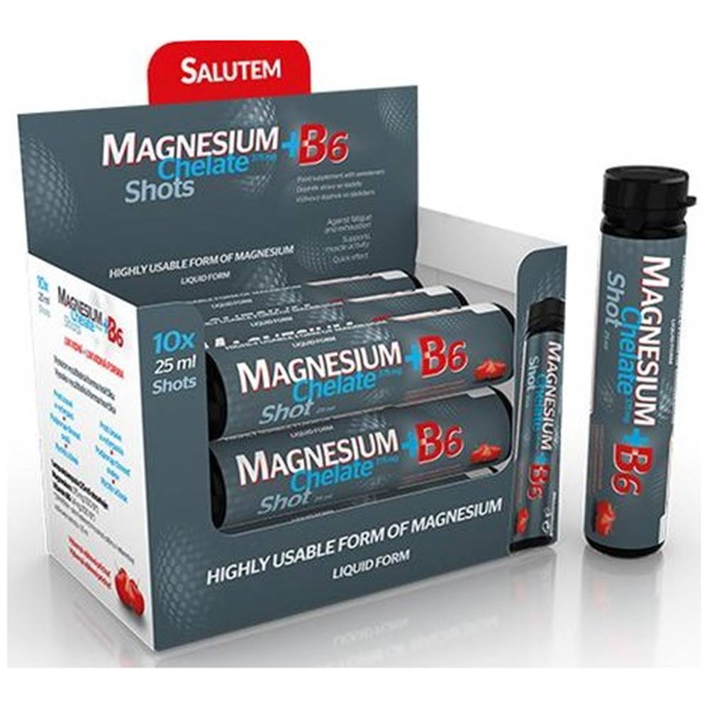  Salutem Magnesium chelate + B6 cherry ampulky 10x25 ml