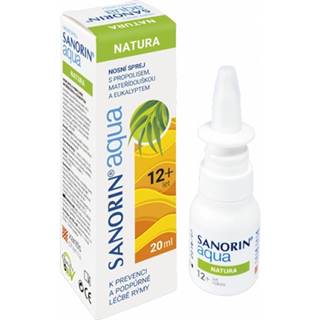 Sanorin Aqua natura nosový sprej 20 ml