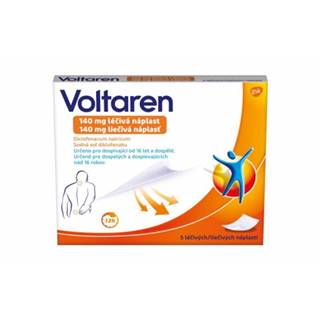 Voltaren 140 mg 5 liečivých náplastí