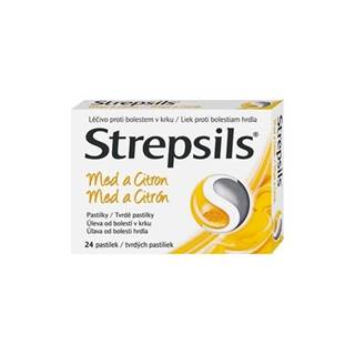 STREPSILS Med a citrón 36 pastilky