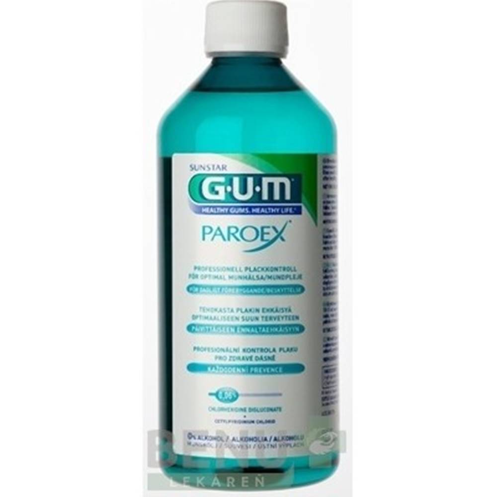 GUM GUM PAROEX CHX 0,06 % ústna voda 500 ml