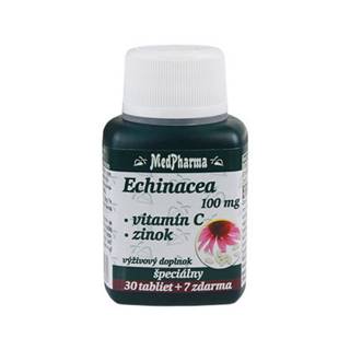 MEDPHARMA Echinacea 100 mg, vitamín C, zinok 30 + 7 tabliet ZADARMO