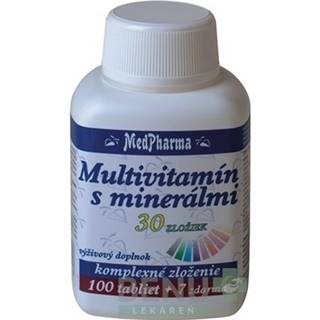 MEDPHARMA Multivitamín s minerálmi 30 zložiek 100 + 7 tabliet ZADARMO