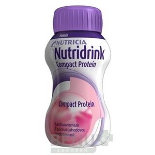 NUTRIDRINK Compact protein s jahodovou príchuťou 24 x 125 ml