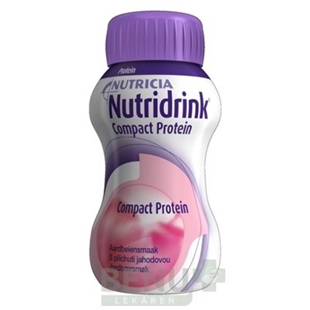 Nutridrink NUTRIDRINK Compact protein s jahodovou príchuťou 24 x 125 ml