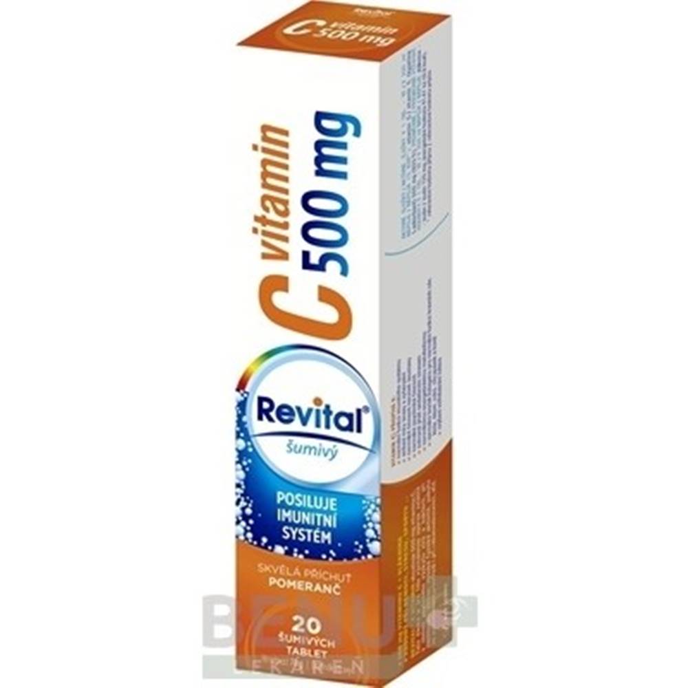 Revital REVITAL Vitamín C 500 mg 20 šumivých tabliet