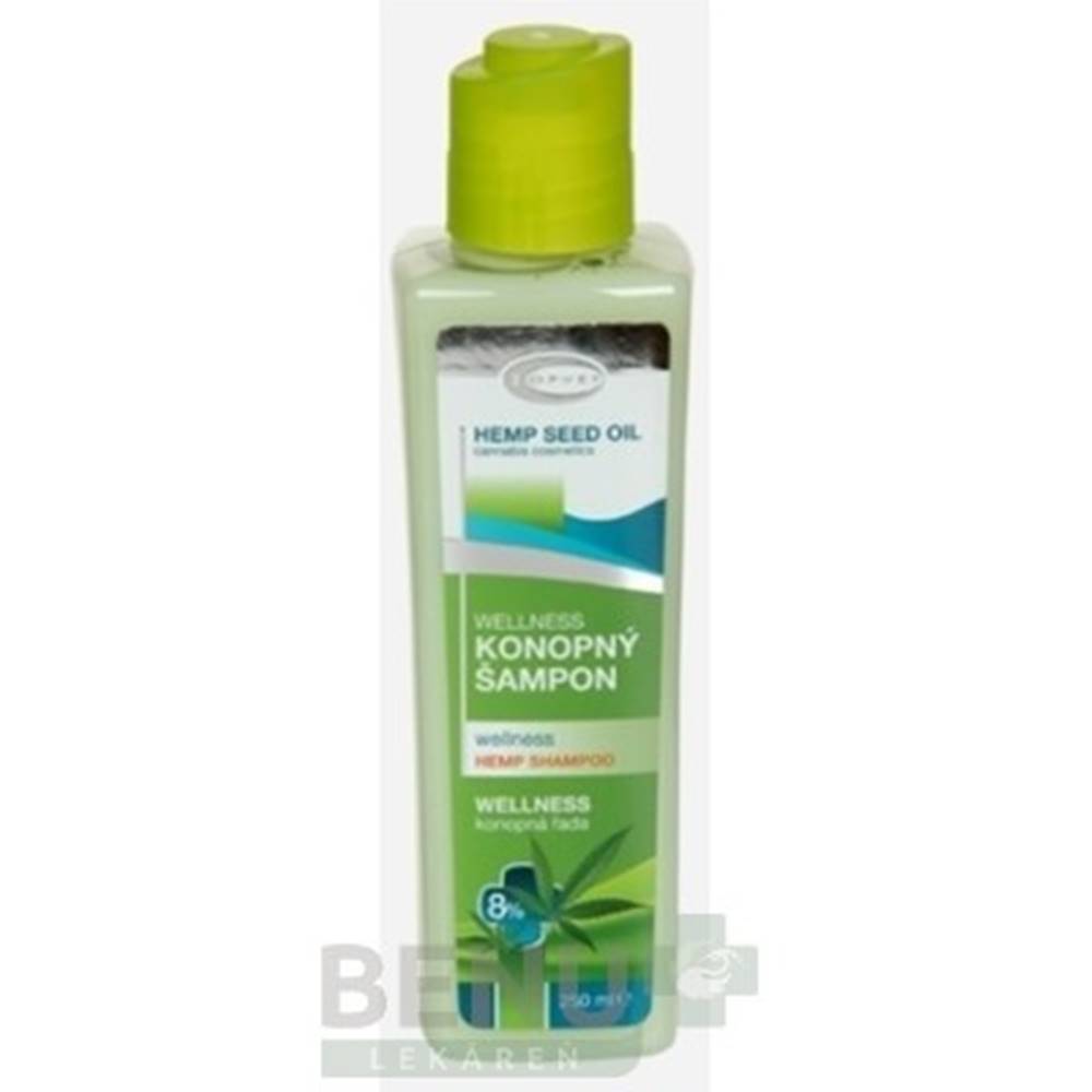 Topvet TOPVET Wellness konopný šampón 8% 250 ml