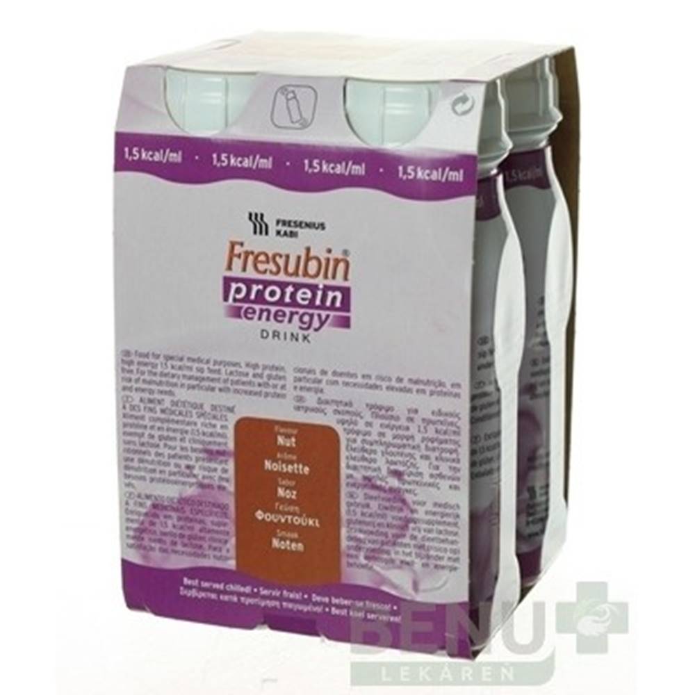 Fresubin FRESUBIN Protein energy drink, príchuť oriešok 4 x 200 ml