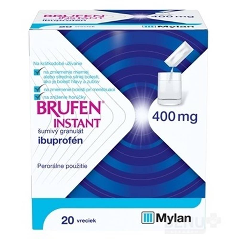 Brufen BRUFEN Instant 400 mg šumivý granulát 20 vreciek