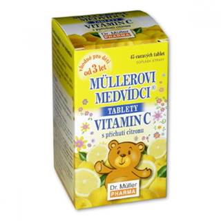 MÜLLEROVE MEDVEDÍKY Vitamín C citrón 45 tabliet