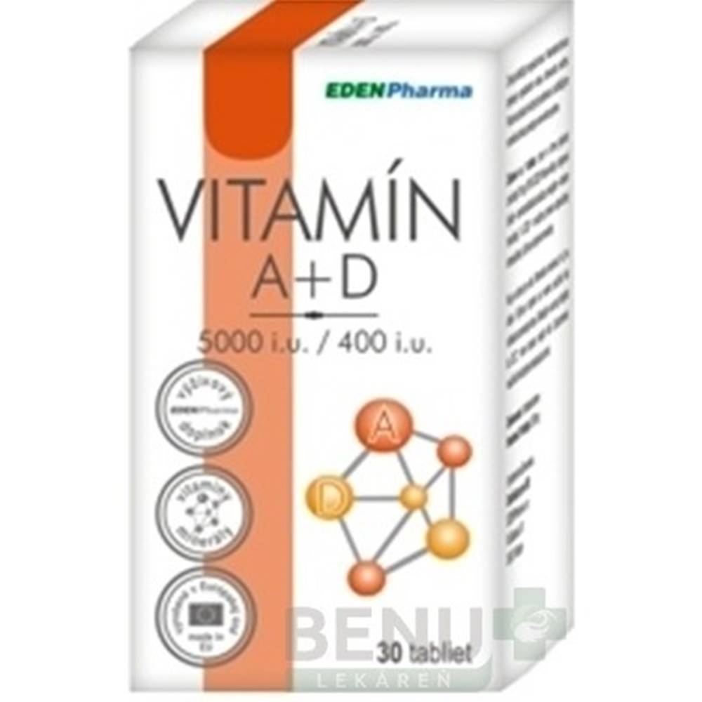 EDENPHARMA Vitamín A + D 30...