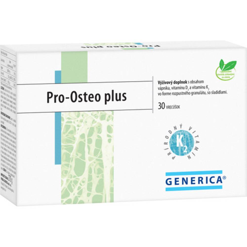 Generica GENERICA Pro-Osteo plus 30 kusov