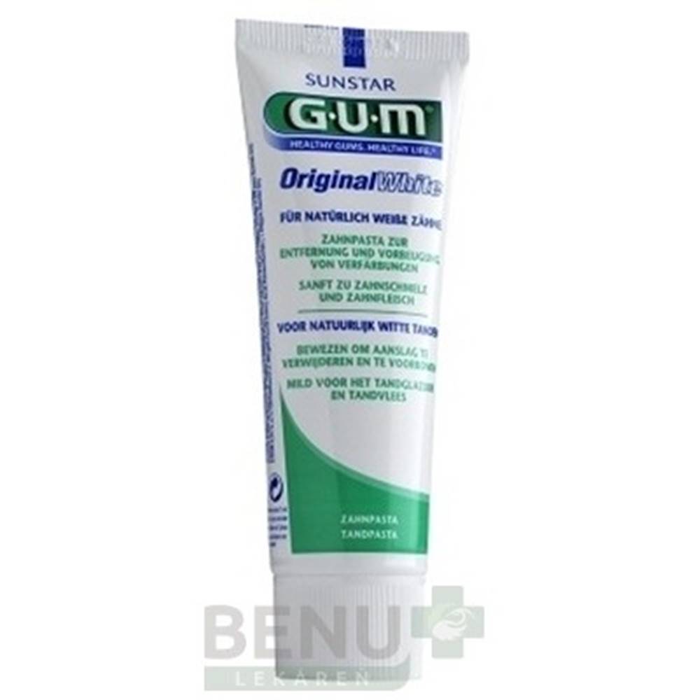 GUM GUM Original white zubná pasta 75 ml