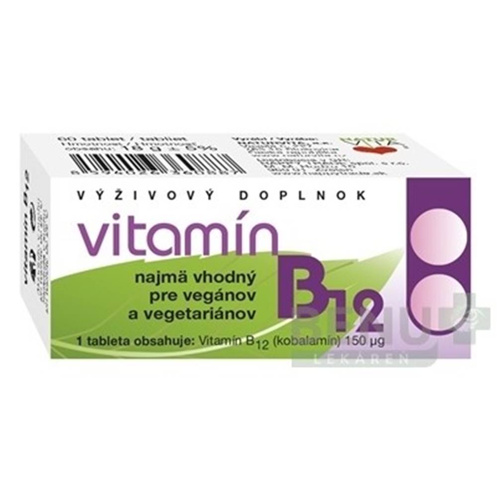 Naturvita NATURVITA Vitamín B12 60 tabliet