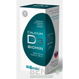 BIOMIN Calcium s vitamínom D3 60 kapsúl