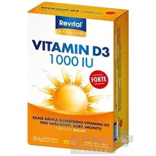 REVITAL Vitamín D3  forte 1 000 IU 90 tabliet