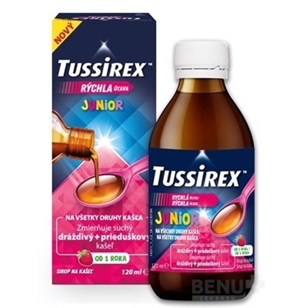 Omega pharma TUSSIREX Junior sirup 120 ml