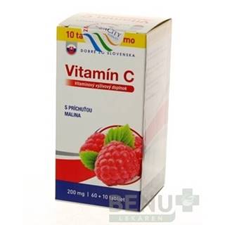 DOBRÉ Z SK Vitamín C 200 mg príchuť malina 60 + 10 tabliet ZADARMO