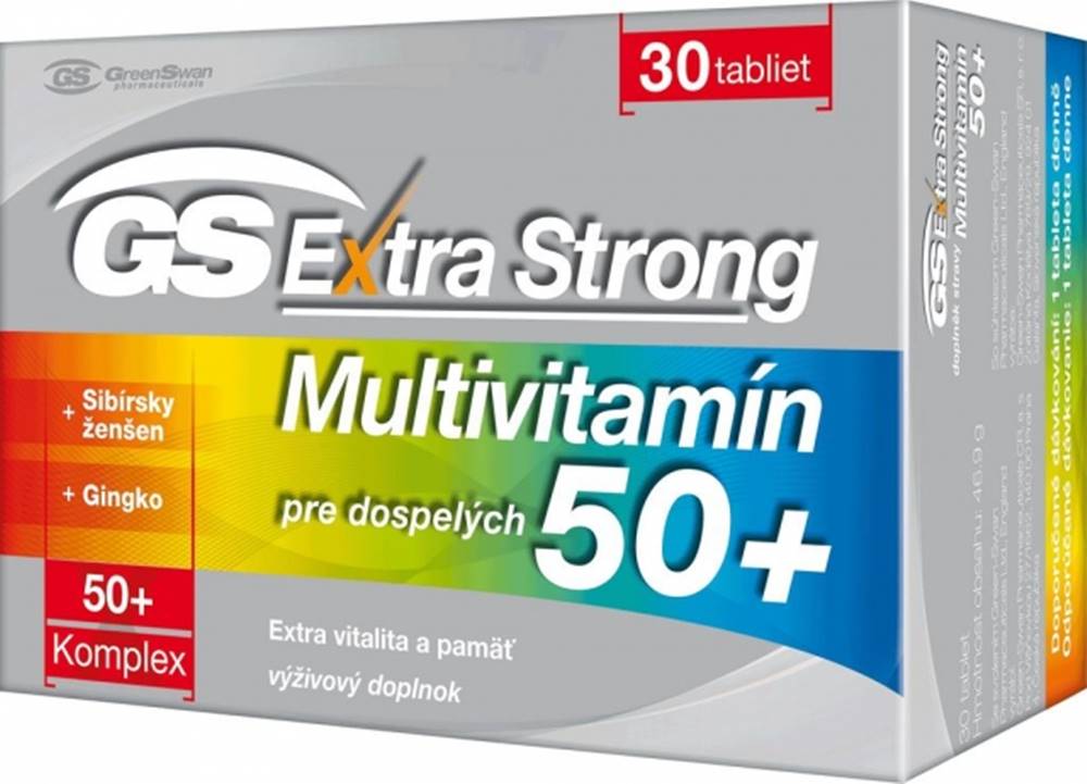 GS GS Extra Strong Multivitamín 50+ 2017