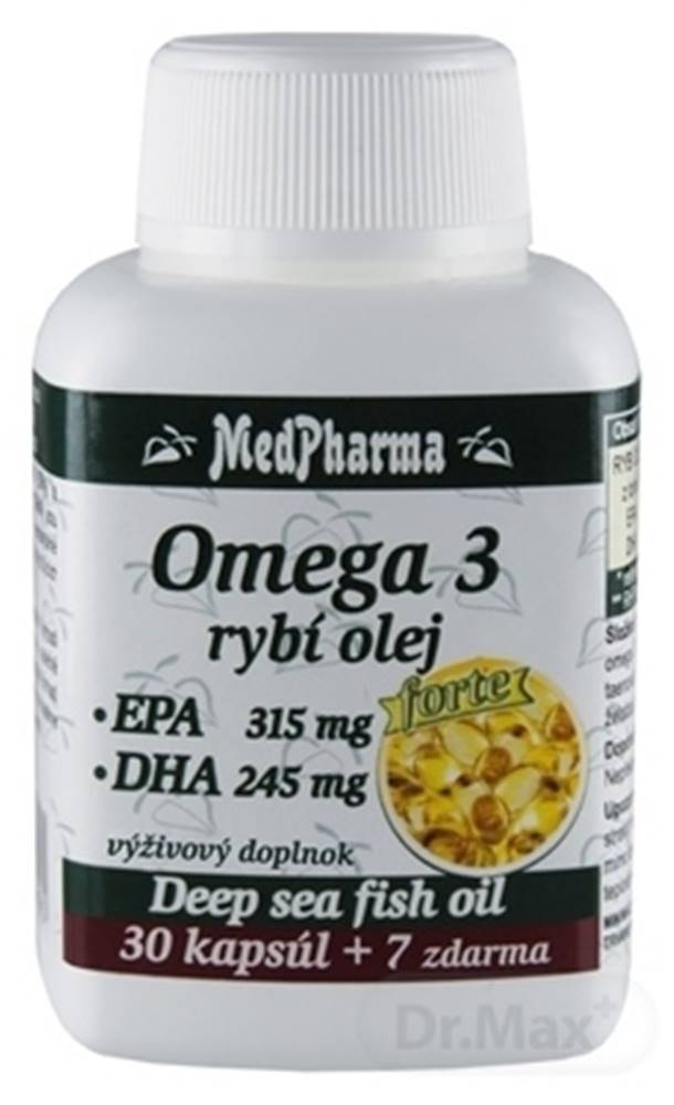 Medpharma MedPharma OMEGA 3 rybí olej forte - EPA, DHA