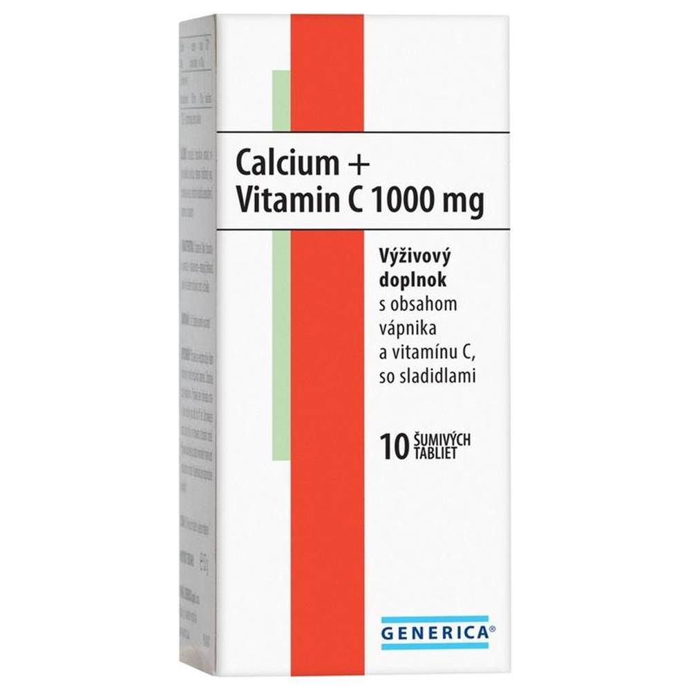 Generica GENERICA Calcium + Vitamin C 1000 mg