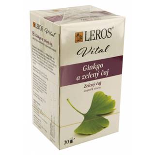 LEROS VITAL Ginkgo a zelený čaj nálevové vrecúška 20x2 g (40 g)