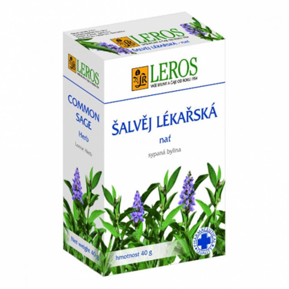 Leros, s.r.o. LEROS ŠALVIA LEKÁRSKA vňať sypaná bylina 1x40 g