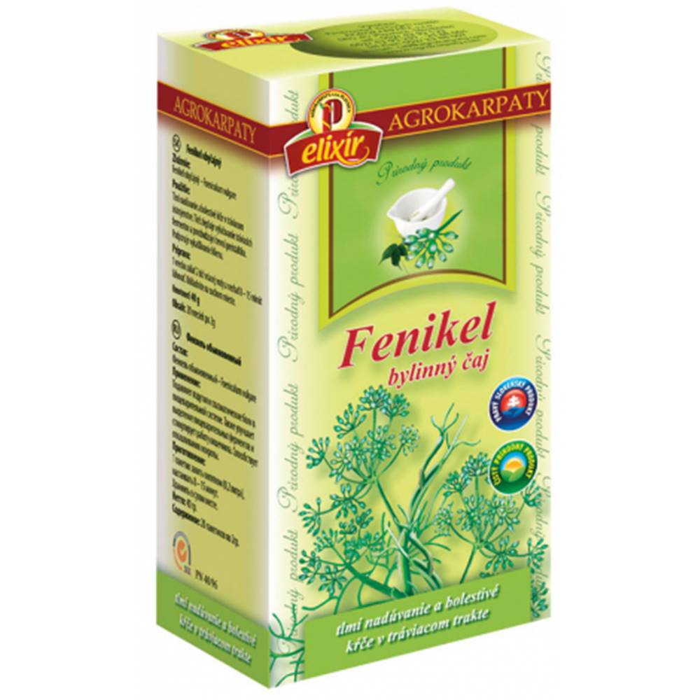 AGROKARPATY, s.r.o. Plavnica (SVK) AGROKARPATY FENIKEL bylinný čaj 20x2 g (40 g)