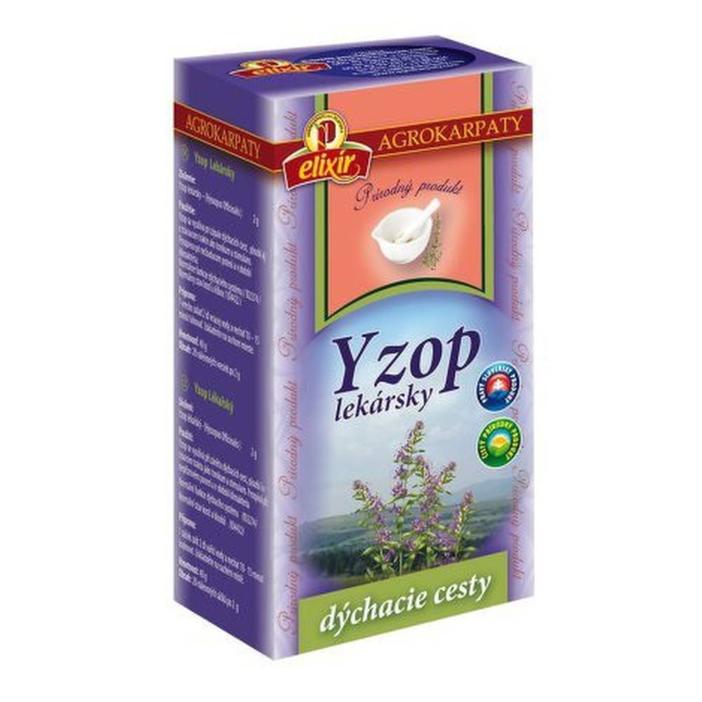 AGROKARPATY, s.r.o. Plavnica (SVK) AGROKARPATY YZOP Lekársky protizápalový čaj 20x2 g (40 g)