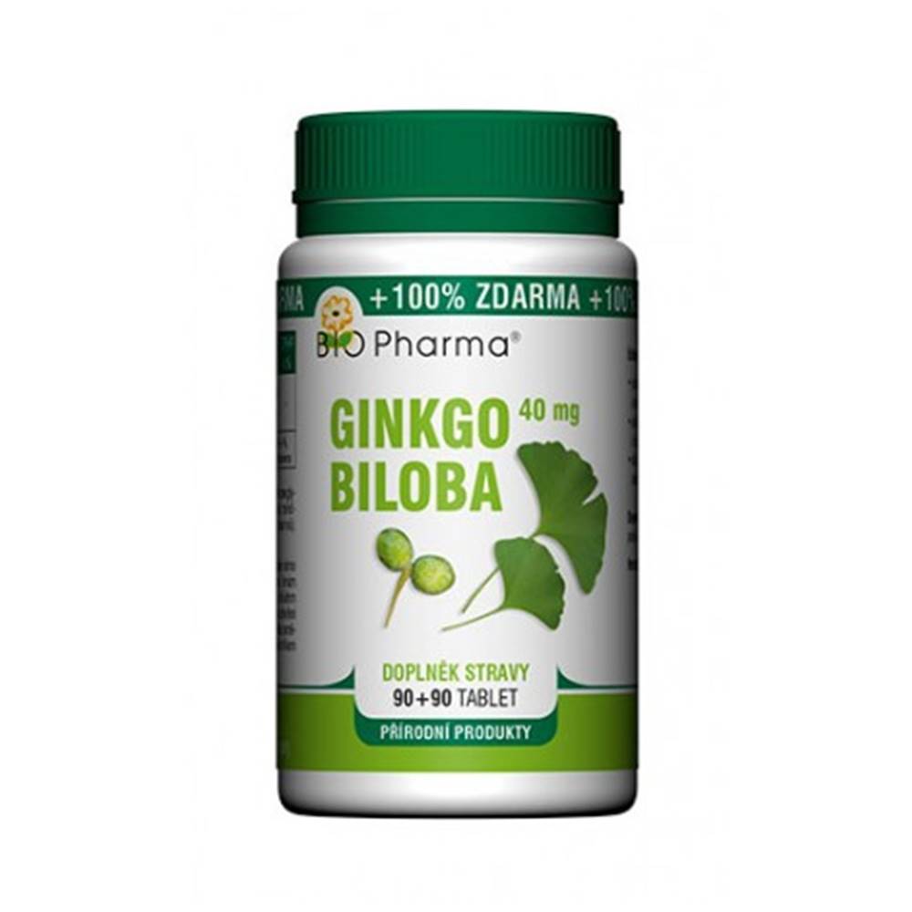 Laverna trade, s.r.o. Bio Pharma Ginkgo biloba 40 mg 90+90 tbl