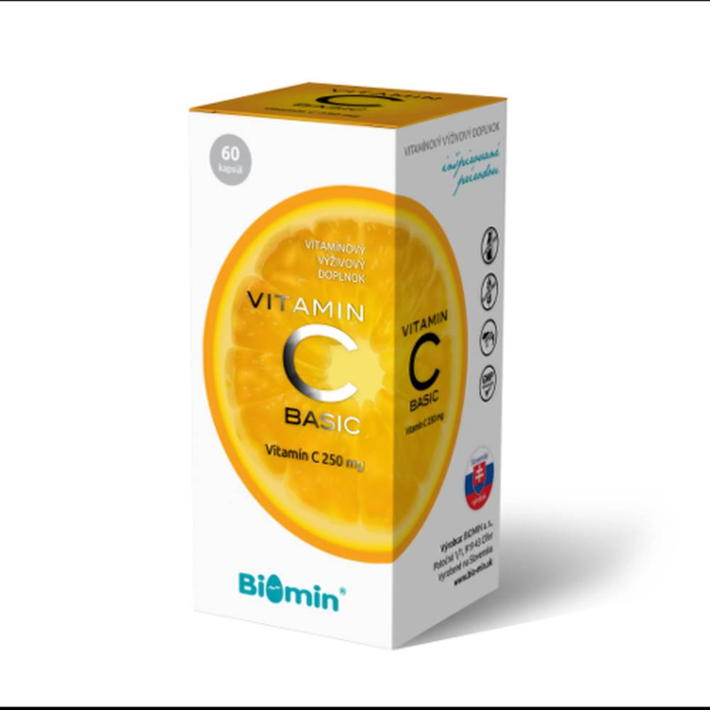 Biomin BIOMIN Vitamín C basic 60 kapsúl