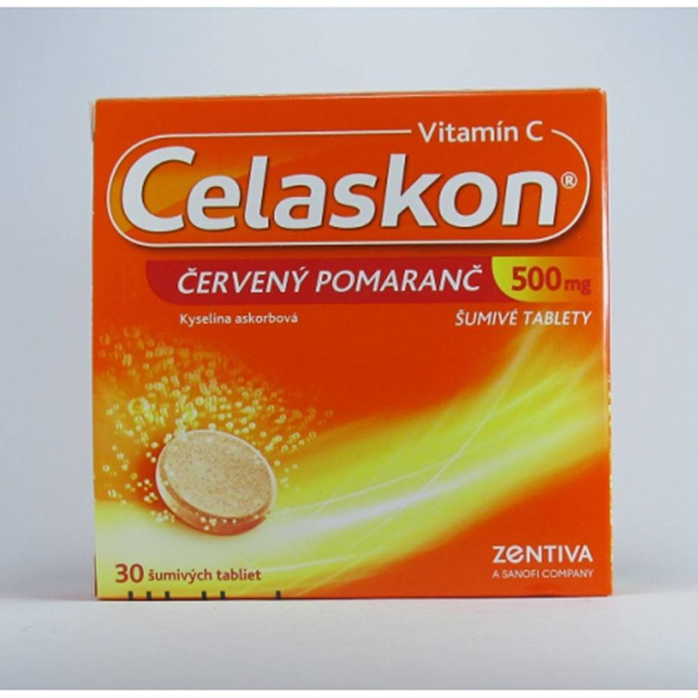 sanofi-aventis Slovakia Celaskon 500 mg červený pomaranč 30 tbl eff