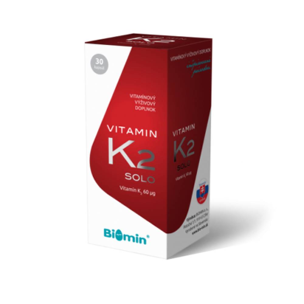 Biomin BIOMIN Vitamín K2 solo 30 kapsúl