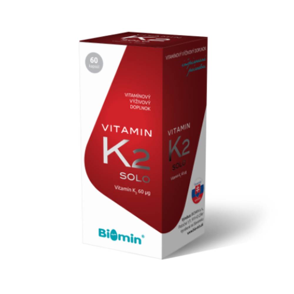 Biomin BIOMIN Vitamín K2 Solo 60 kapsúl