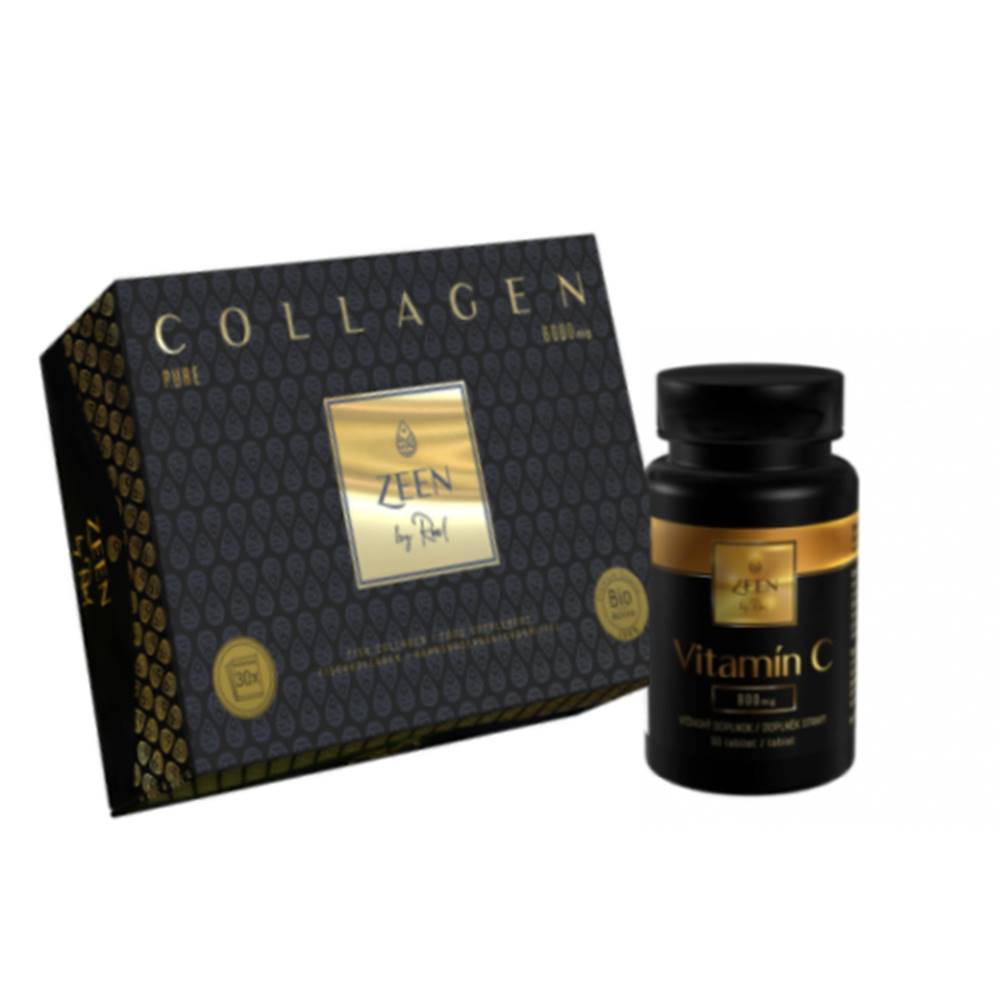 ZEEN ZEEN Collagen pure vrecúška 30 x 6 g + vitamín C 800 mg